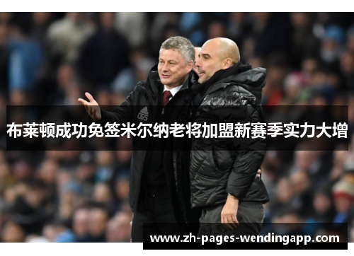 布莱顿成功免签米尔纳老将加盟新赛季实力大增